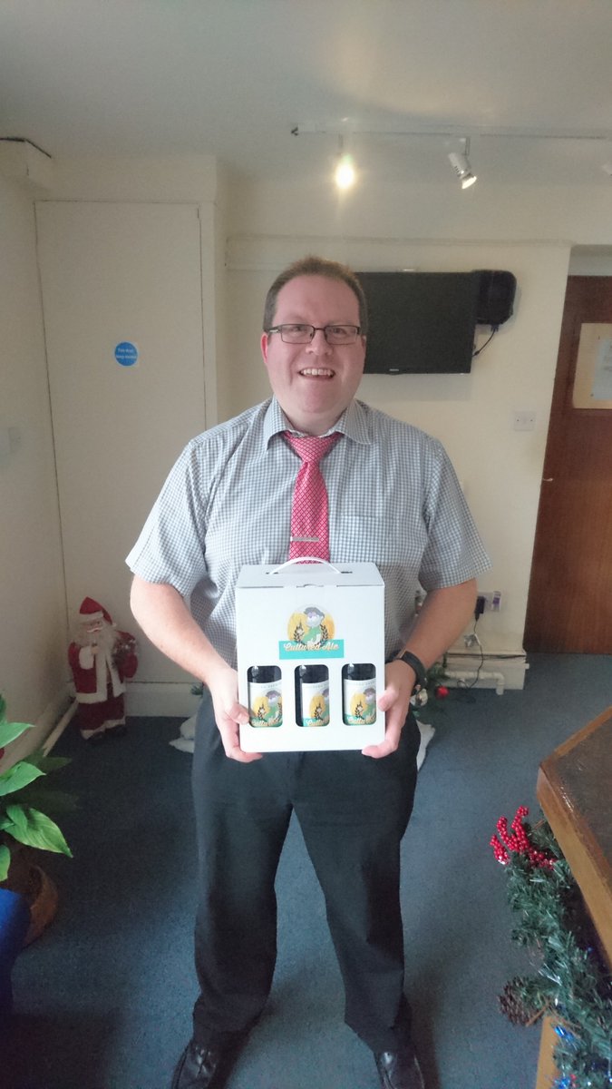 CulturedAle's tweet photo. Enjoy the beer Ian! @WynnstayGroup :) #culturedale #cuturauk #beer https://t.co/aVSnno4E0s