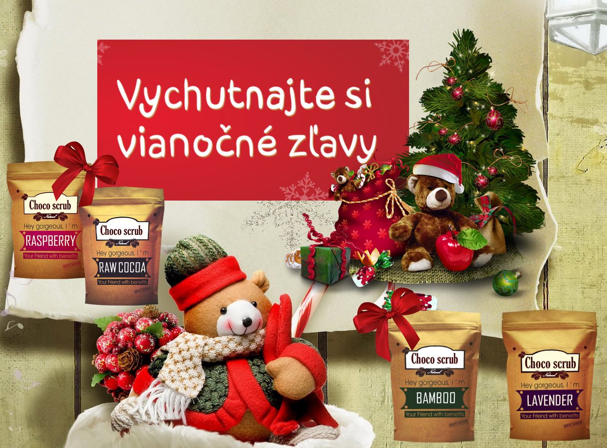 ChocoBodyScrub's tweet photo. Milý priatelia, o týždeň sú tu Vianoce 🎄☃❄️Vychutnajte si mega zľavy Choco scrubu, ktoré platia len do 24/12/2016! 😍 https://t.co/E8koWfO9ia https://t.co/3e1qOeSu7w