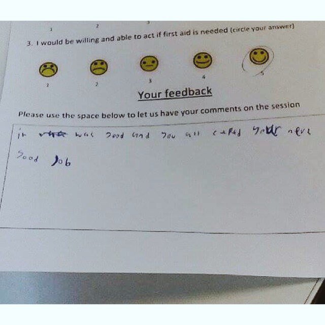 StreetDrsNCL's tweet photo. To round off this successful term, here is our favourite feedback so far: ''you all kept your nerve, good job" #StreetDoctors #FirstAid https://t.co/UI0ZA6lNw2