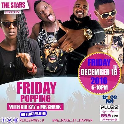 ammdedebah's tweet photo. Tune in to Pluzz 89.9 FM tonight from 7 - 10 pm. Catch me live on #FridayPopping with Sir Kay and Mr Shark.
Don't miss it fam.  #XtreemWest https://t.co/6gLOGln79H