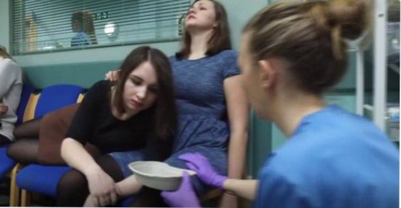 CV_UHB's tweet photo. Staff have worked with @BBCNews to show pressures on A&amp;E services across Uk and how to help. #mannequinchallange  https://t.co/0vK8zbhJW3 https://t.co/89cBP1HSDC