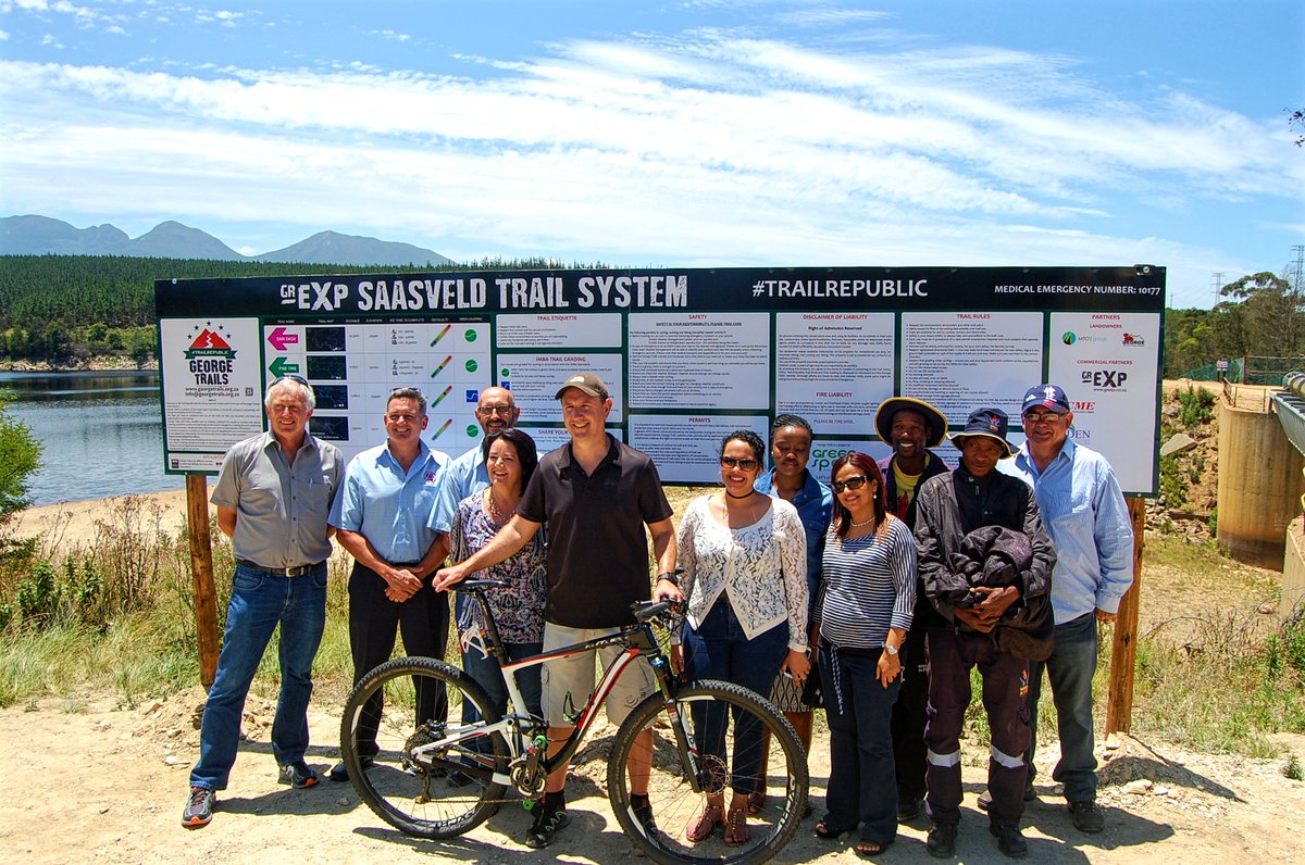The Saasveld Trail System was unveiled yesterday. Thanks to everyone involved. Much more info at georgetrails.org.za #trailrepublic