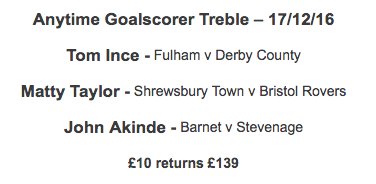FootyAccums's tweet image. Anytime Goalscorer Treble, like the look of it?

£10 returns £139 with Betfair!

Join, Bet £10 Get £30: footy.ac/Betfair