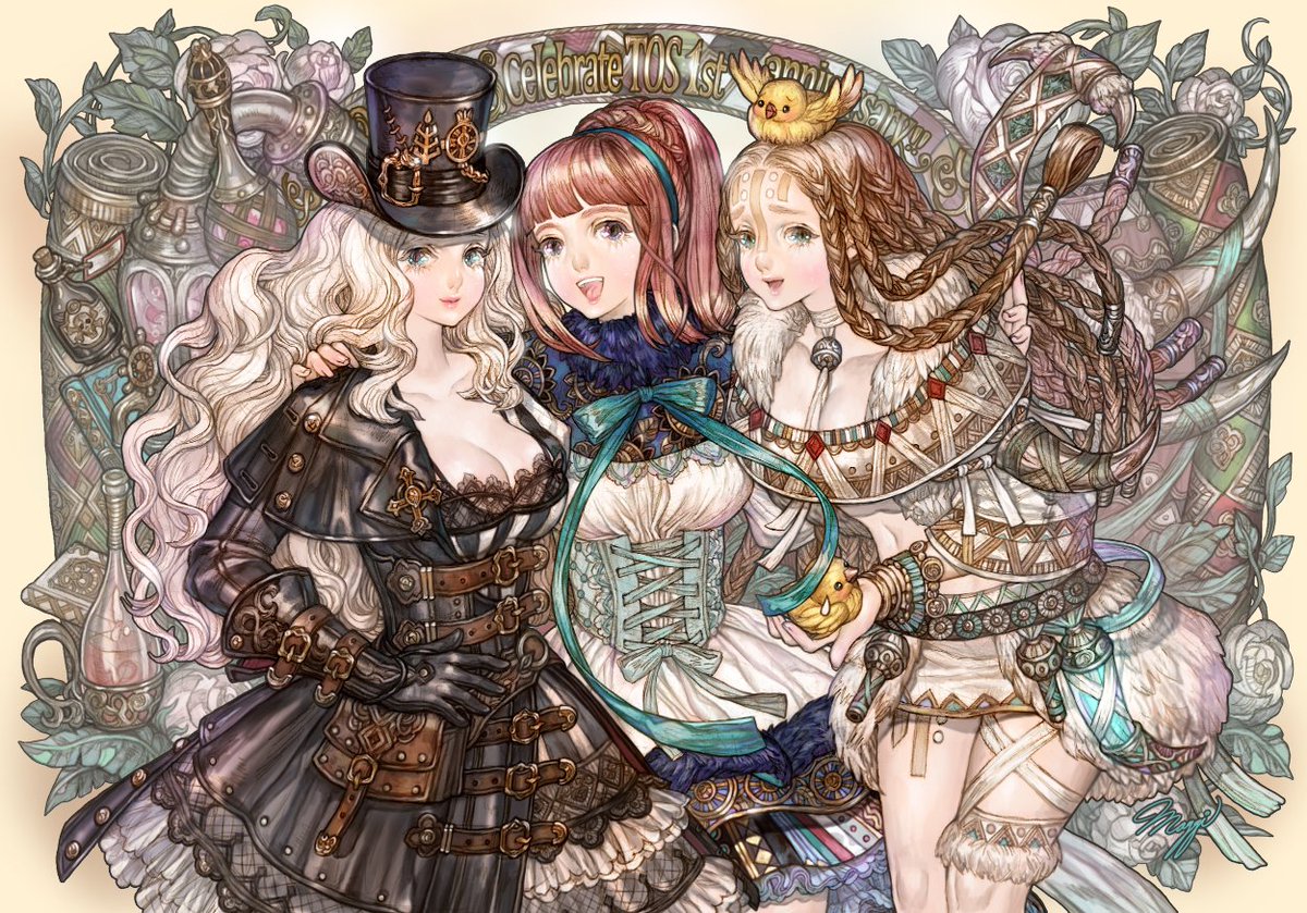 8888MAGGI8888's tweet image. T.O.S. 1주년 축전이 공개되어 올려봅니다~