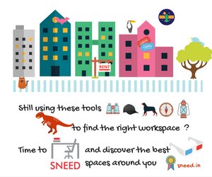 SneedNow's tweet photo. Still searching for workspace the old way ? #Sneednow to find the best workspaces around you. #Coworking #Bangalore. https://t.co/Y63e6IuoqW https://t.co/wrj4EyR0jK
