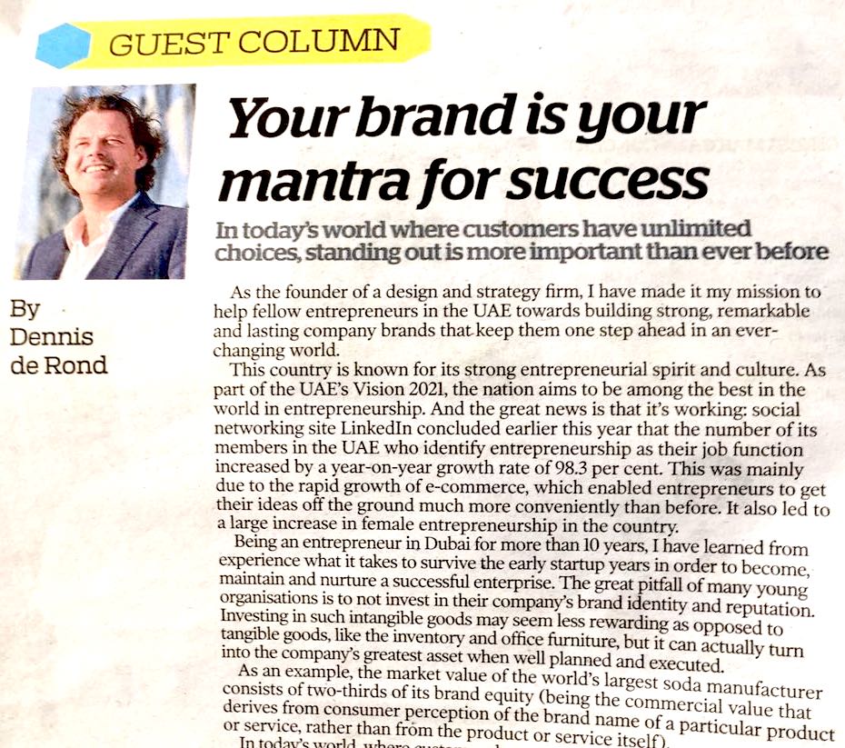 SkyneBranding's tweet photo. Check out the latest blog by our founder and CEO @dennisderond which was featured in #Gulfnews: https://t.co/WJyoo0IRJM  #branding https://t.co/xpmTCzC9Tf