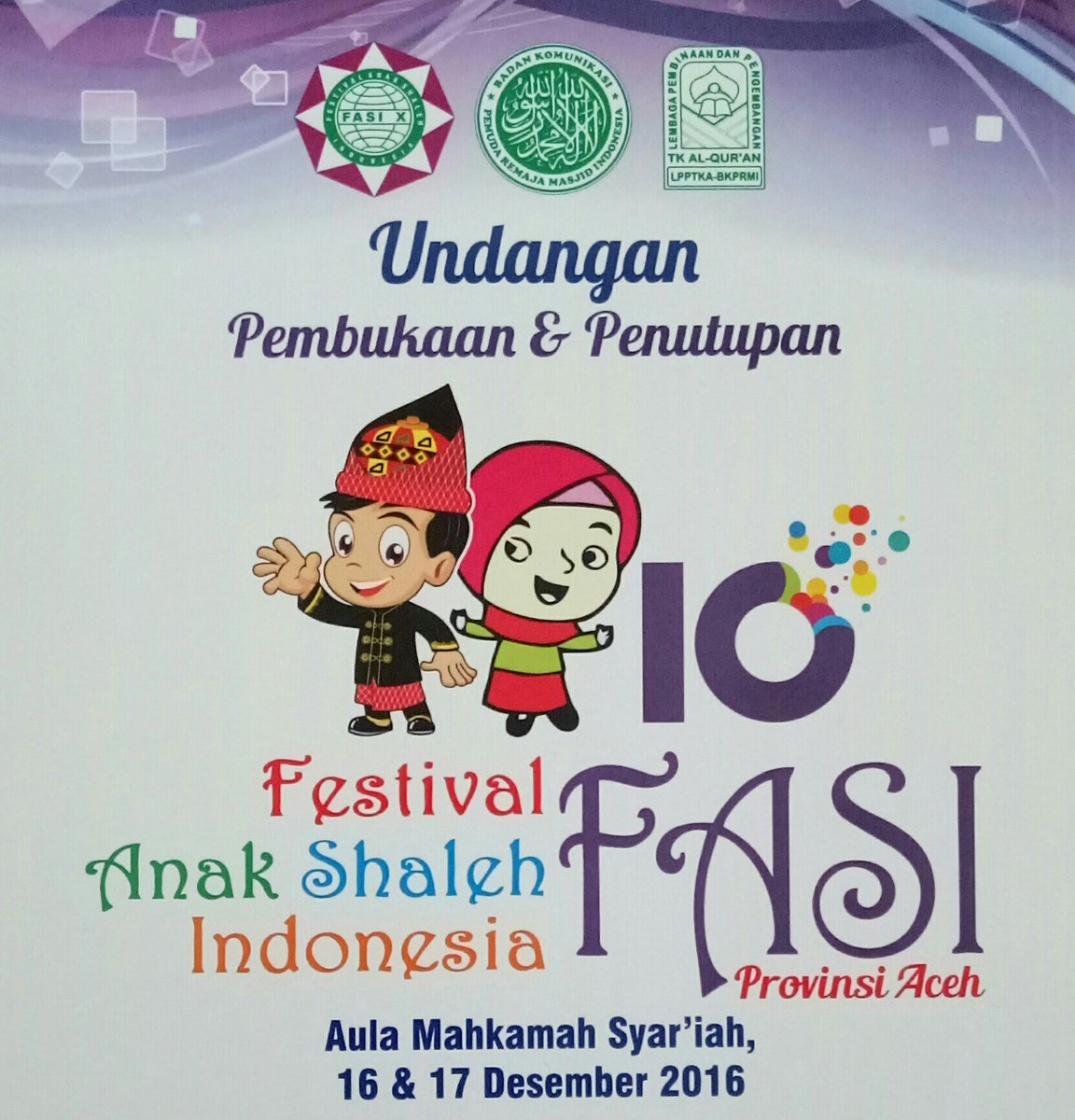 bkprmiaceh's tweet photo. Hadiri Festival Anak Shaleh Indonesia (FASI) - X Tingkat Provinsi Aceh,-- @bkprmiaceh @bkprmibandaaceh @BKPRMIDanurejan @abulampanah https://t.co/drhz9fWvtm