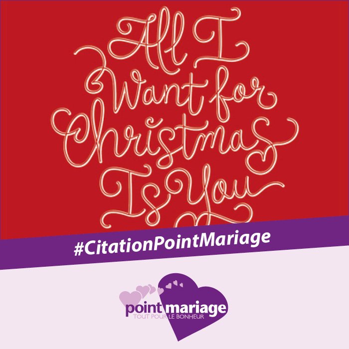 Point Mariage A Twitter All I Want For Christmas Is You