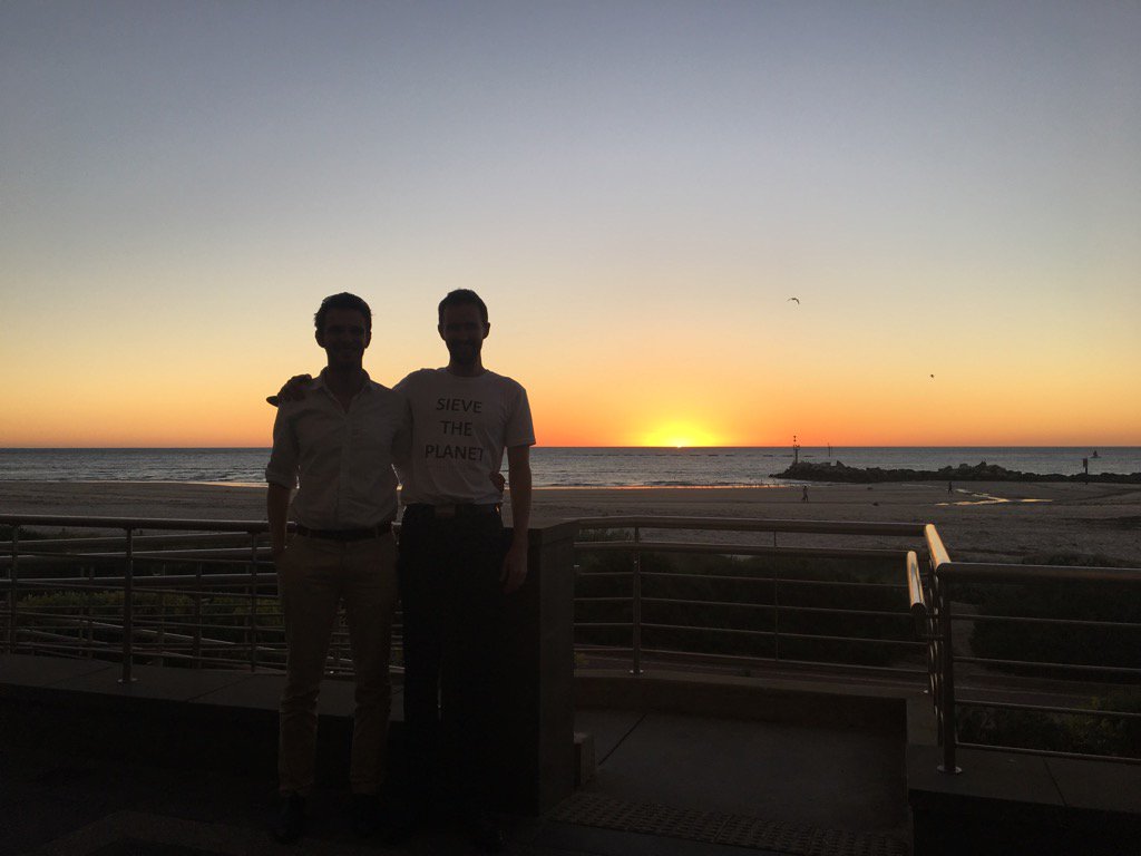 AaronWThornton's tweet photo. #SieveThePlanet @ThomasDBennett A romantic end to porous materials symposium Adelaide https://t.co/U3J0IAy8Nx