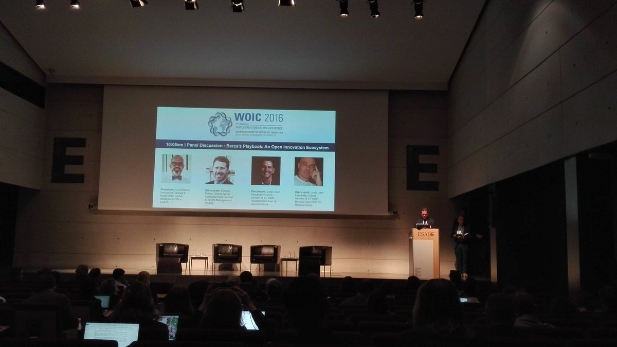 OpenInnov8's tweet photo. Welcoming Ivan Borfarull of @ESADE  #openinnovation #WOIC2016 https://t.co/mb3cHLiEUR