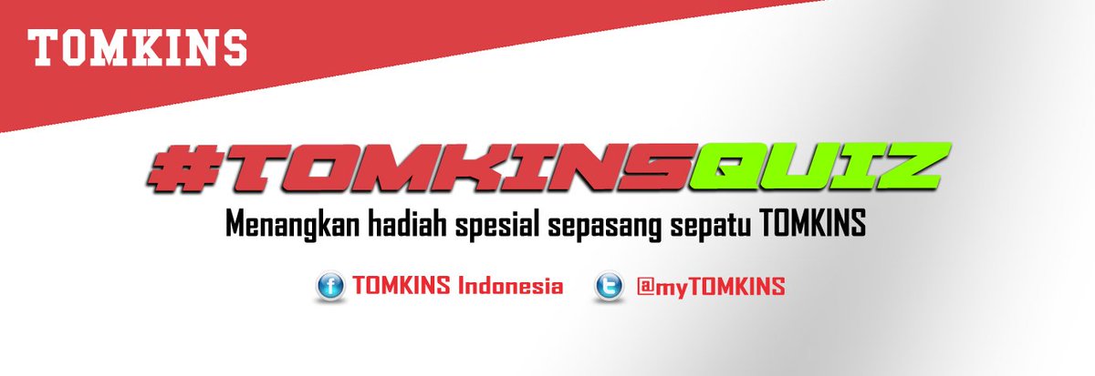 myTOMKINS's tweet photo. #TOMKINSQUIZ Spesial akan hadir sesaat lagi dengan hadiah sepasang sepatu TOMKINS.

Semoga beruntung.... https://t.co/3WwnmZAhPM