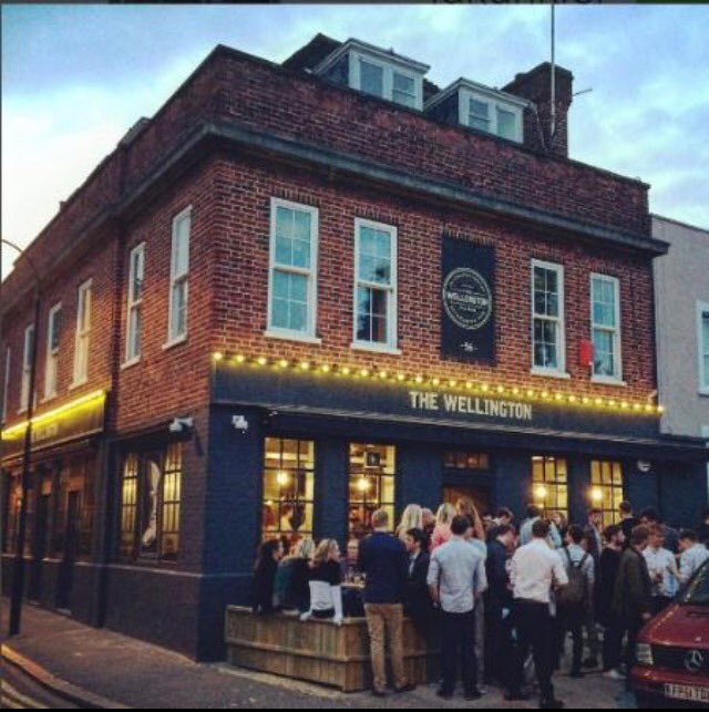 Wolfpack_Lager's tweet photo. @thewellingtonuk no better place in #Fulham #london to sink a few #wolfpacklagers... Now stocking Wolfie Cans and draft!! #wolfme https://t.co/SMfbY8zZI5