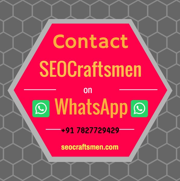 SEOCraftsmen's tweet photo. For any SEO assistance, Whatsapp us @+91 7827729429.
#SEOCraftsmen #Whatsapp #Contact #SEOQuery #SEOService #SEO https://t.co/bABVR6VFXE