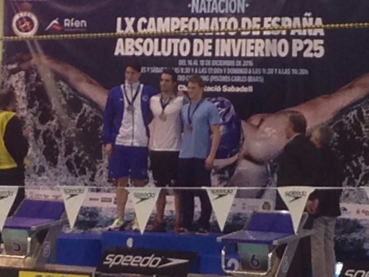 GSDcdeportivo's tweet photo. El nadador @pumitttta96 del entrenador @Asistrainer medalla de bronce 100 m. estilos en el Cto. de España Absoluto. @David_Ram_Mar https://t.co/TK7NZW1Qgs