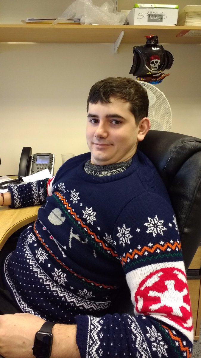 XmasTreesLights's tweet photo. Happy #christmasjumperday from the team at Chrsitmas Trees &amp; Lights! We're collecting for @savechildrenuk today, and you should, too! https://t.co/4qttcz5C8l