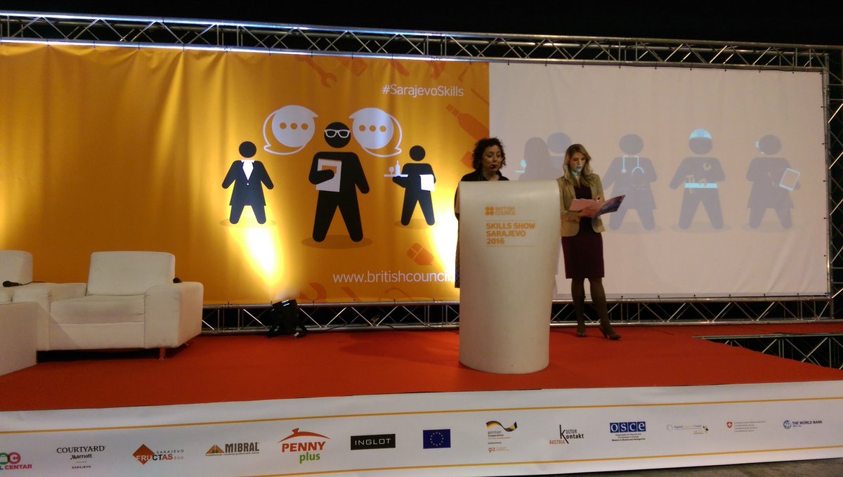 NadjaAzra's tweet photo. Opening of the #SarajevoSkills show @UNDPBiH RR https://t.co/PFedCacq9l