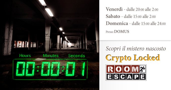 Domus_Bergamo's tweet photo. La porta è chiusa alle vostre spalle, solo l'ingegno vi permetterà di uscire  #RoomEscape in #Domus! https://t.co/Ije8dzYPf4 https://t.co/cmdr5BD2ua
