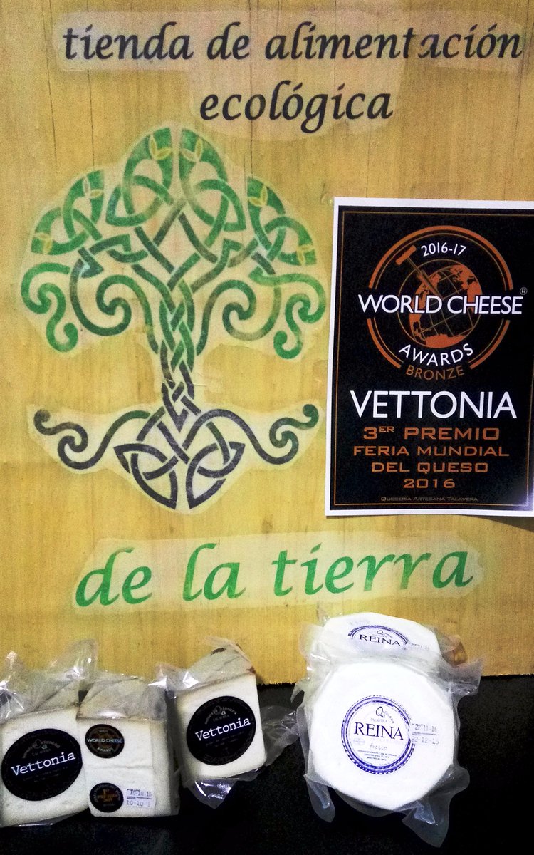 ¡Enhorabuena a <a href="/queseriartesana/">queseria talavera</a> (Luis y Jesús) por su medalla de Bronce en #WorldCheeseAwards 2016! con su Vettonia.
