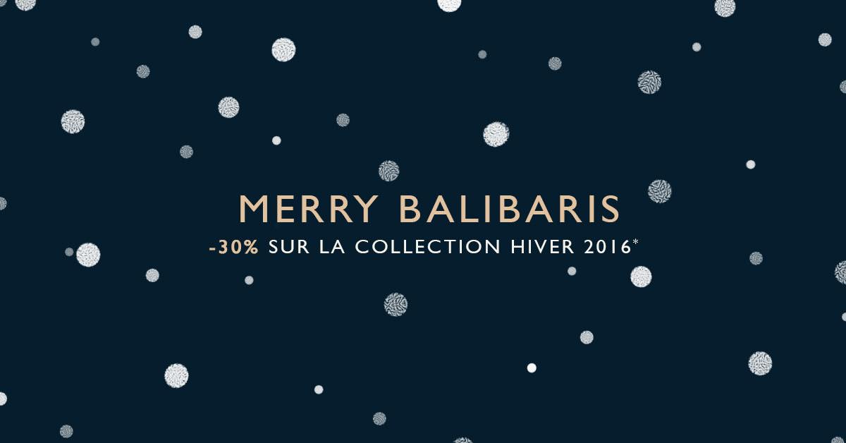 -30% sur la collection AH16 dans nos boutiques (ouvertes dimanche) et sur notre e-shop avec le code MERRYBALI:  bit.ly/2gEmVlF