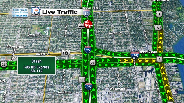 #TrafficAlert Crash on I-95 NB Express at SR-112 AVOID I-95 !! https://t.co/bT1RUGylW1