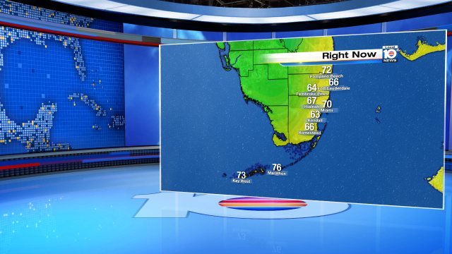 Feeling Good on this Friday! Watch local10 for more on your forecast. https://t.co/EoAWDJXM5N