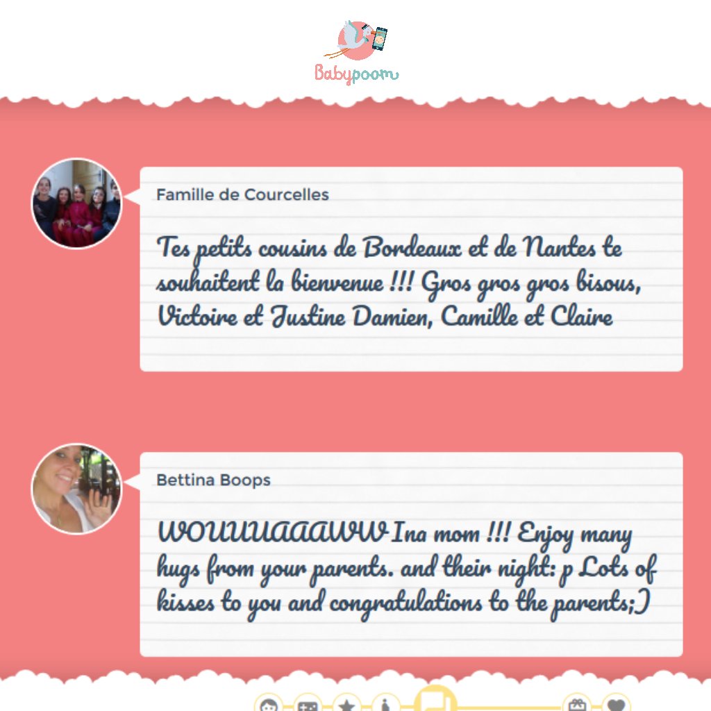 N'oublions pas le Livre d'Or, que vous pourrez consulter à vie ! 
#grossesse #enceinte #decembrette2016 #janviette2017 #teambidou