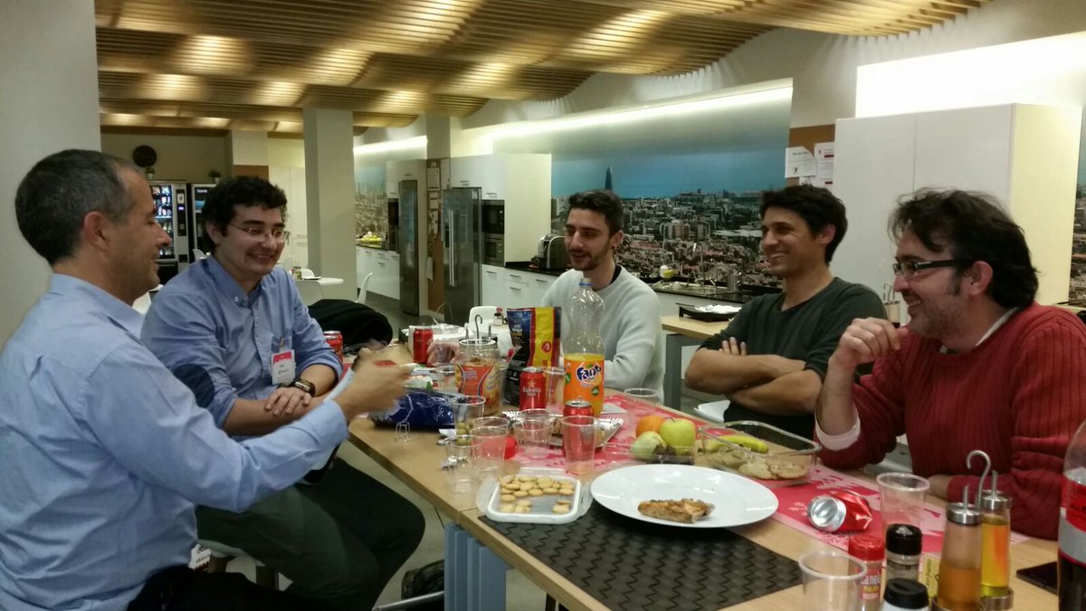 clojuredevsbcn's tweet photo. Thanks for celebrating the end of this great 2nd year with us https://t.co/sNFhNhbNks  and to @magento for kindly hosting us https://t.co/yYA02JiPFh