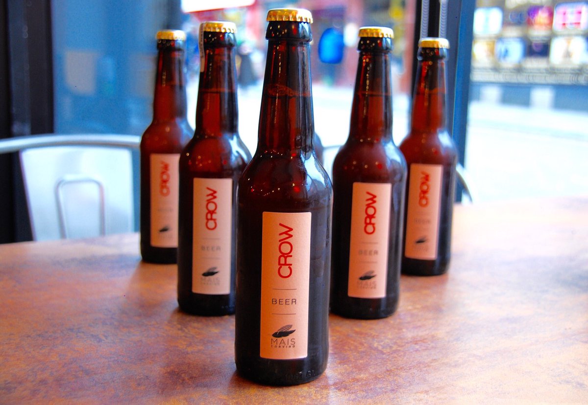 GiulioDelitalia's tweet photo. CROW: Black Corn Golden Ale. Now available #maiscorvino #glutenfree https://t.co/TCN8QiQx3N