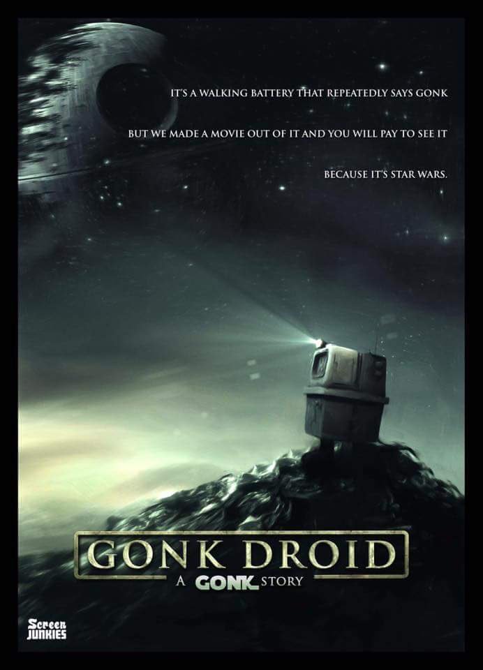 LASTEXITshirts's tweet image. I'd definitely go and see this film. I imagine it to be like Wall-E but set in a Star Wars universe. Make it so @andrewstanton!