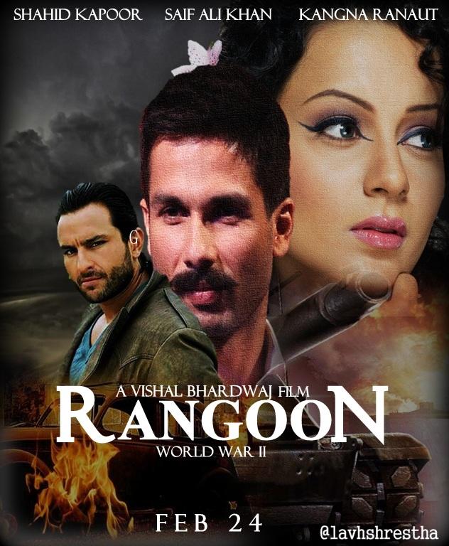Fans are going crazy over Rangoon and waiting some stuffs of it. @shahidkapoor @NGEMovies please give us something about Rangoon.