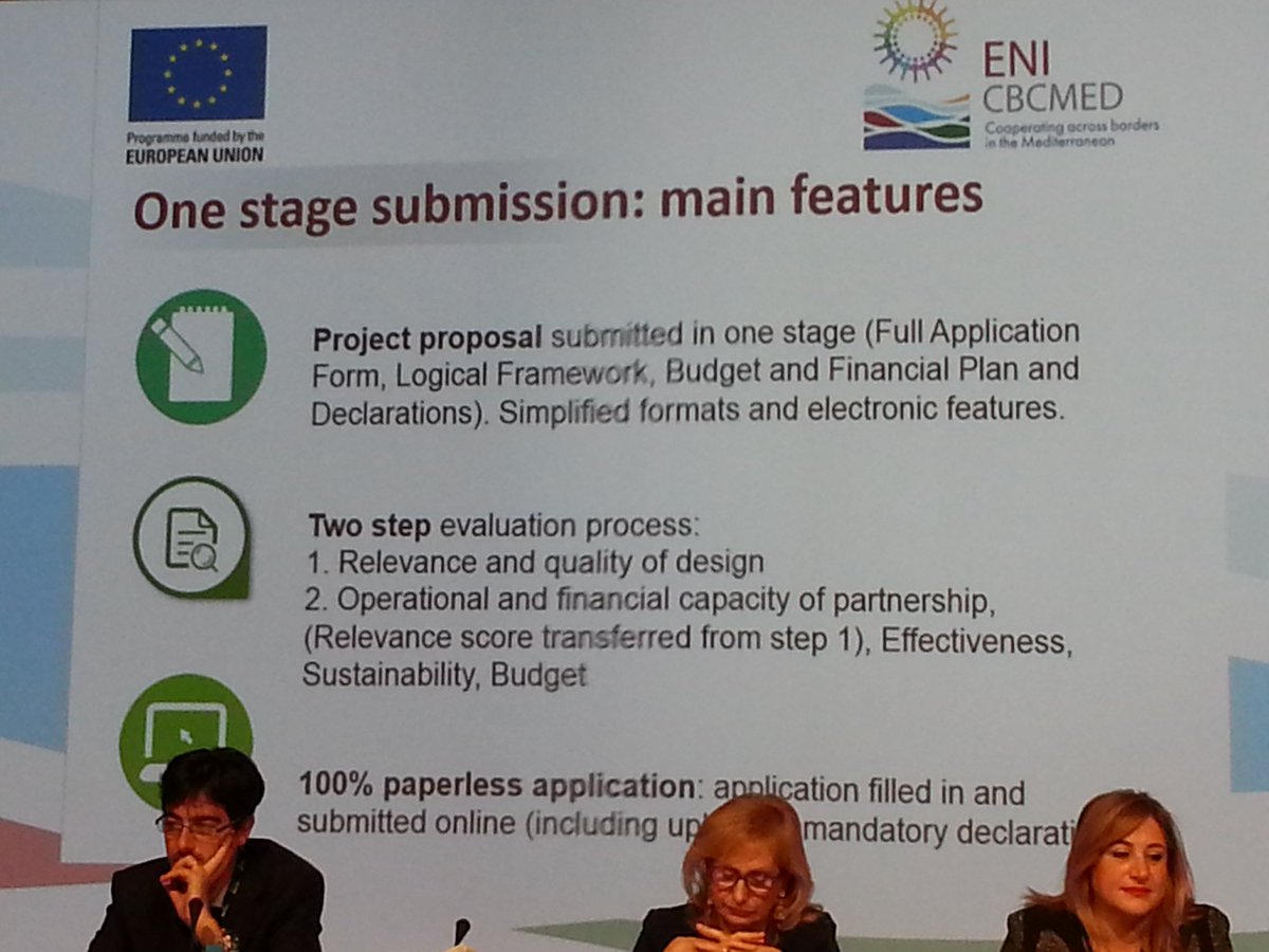 bperezpey's tweet image. Aldo Puleo on main features of Standard call for project proposals: requirements, eligible costs, evaluation criteria #WEMED @ENICBCMed