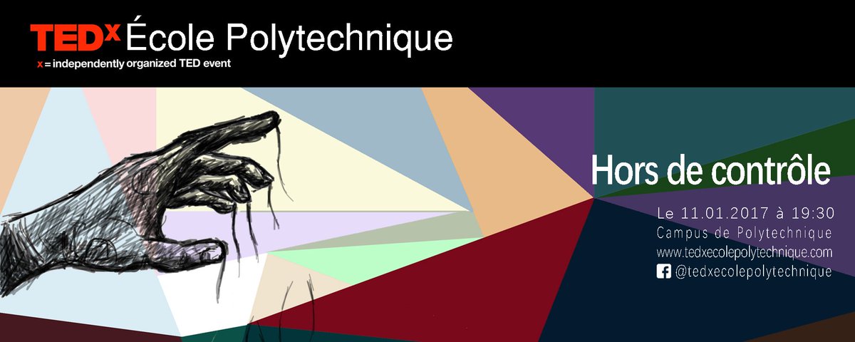 TEDxEP's tweet photo. La nouvelle édition de @TEDxEP est annoncée, sur le thème "Hors de contrôle"! 
Billets en vente à https://t.co/alSIiQAkdh

@Polytechnique https://t.co/R8n1yQBXti