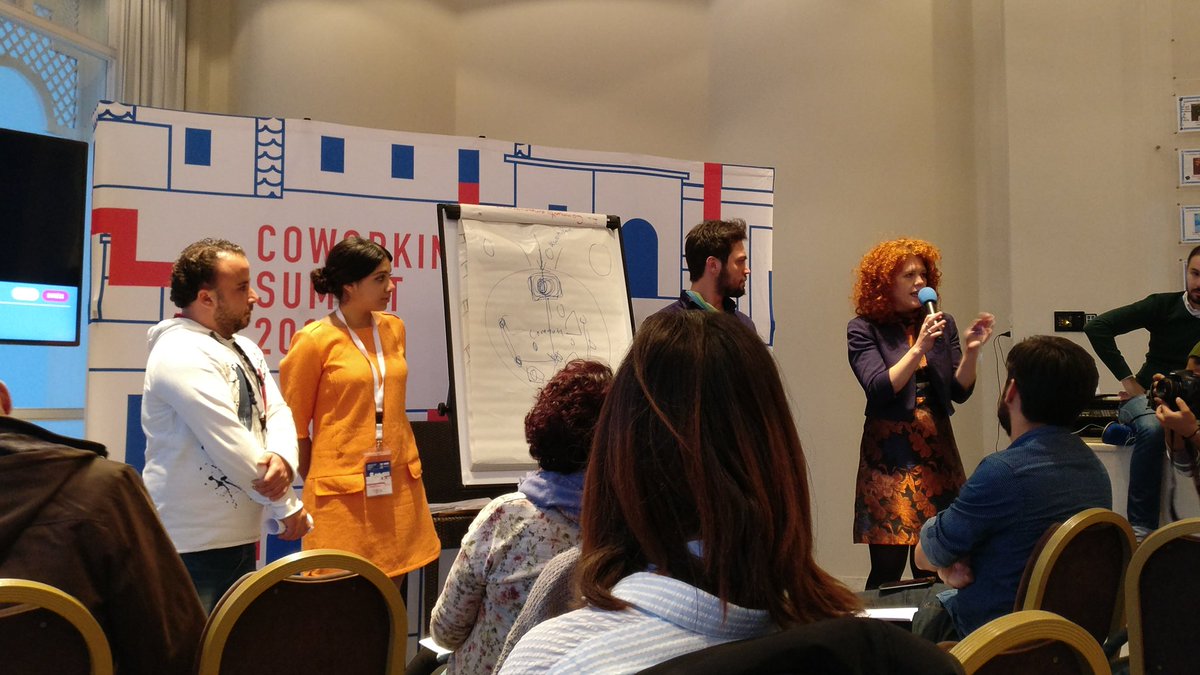ME_Creatives's tweet photo. @ZieglerFloor calls the participants all #citymakers and invites them to connect and perhaps meet in #athens #cs16 #djeba #coworking https://t.co/UcReaNo0rI