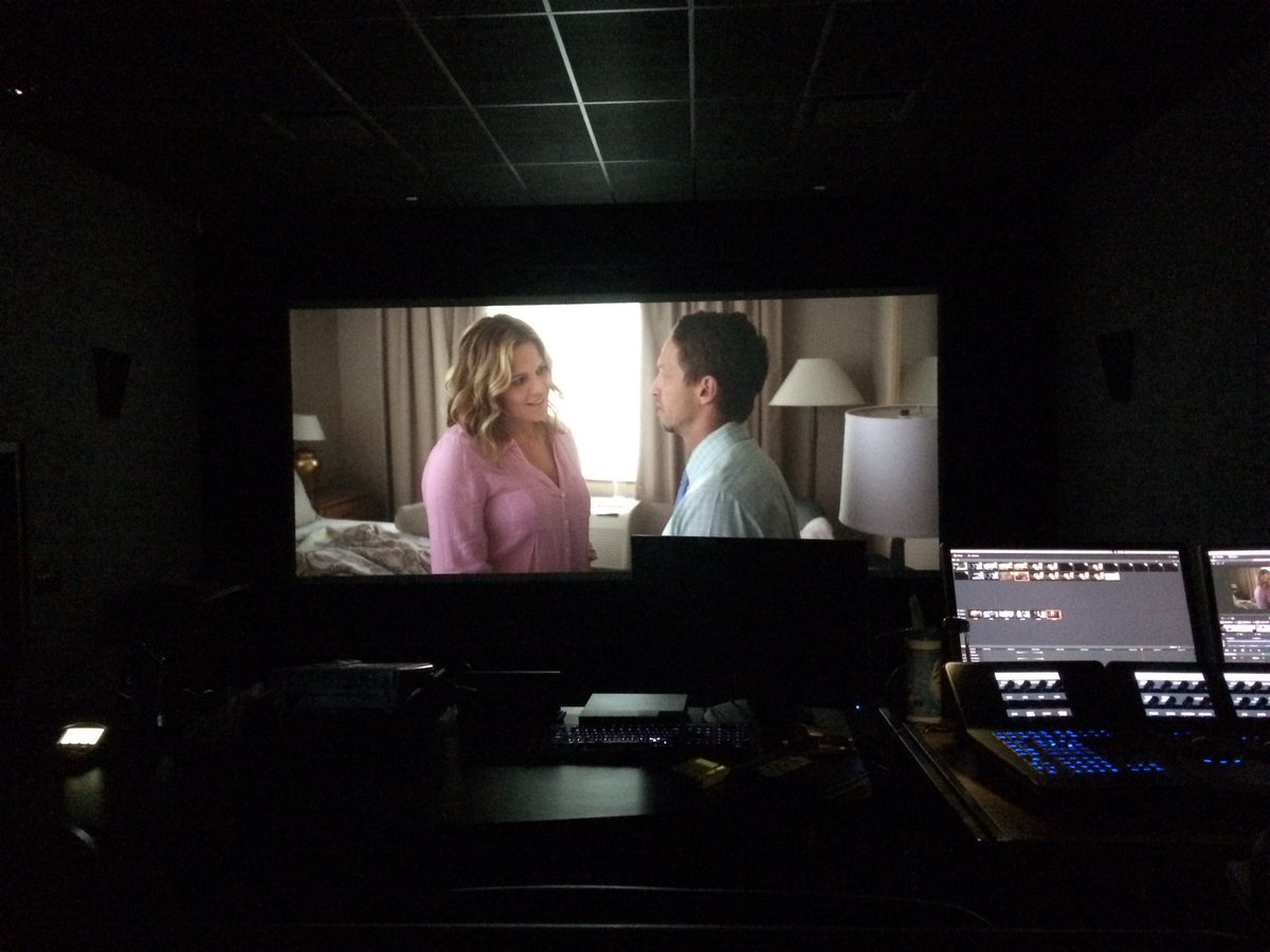 Late night color-timing sessions w/ <a href="/thorcolor/">Thor Roos</a> <a href="/EncoreVAN/">Encore Vancouver</a> almost done #Dronethemovie #seanbean