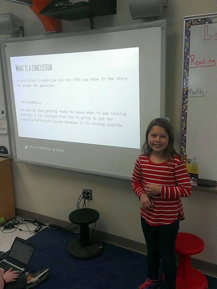 stpapp34's tweet photo. One more presenter before specials. She created a quizizz to teach about drawing conclusions. #rfsdpride https://t.co/2hExnZD9dB