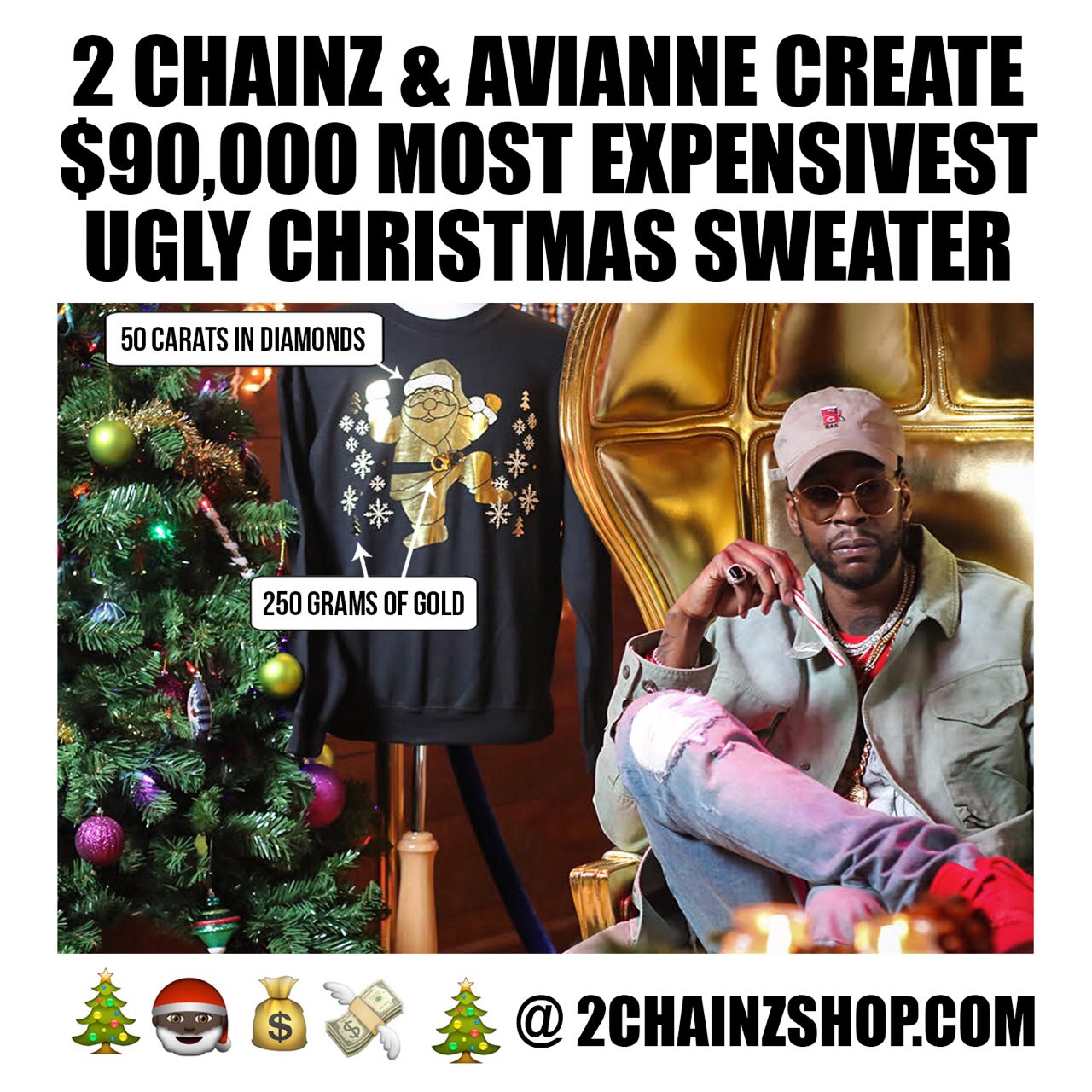 2 chainz ugly clearance sweater