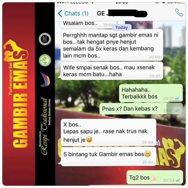 Gambir emas instok..cepat cepat yeaa