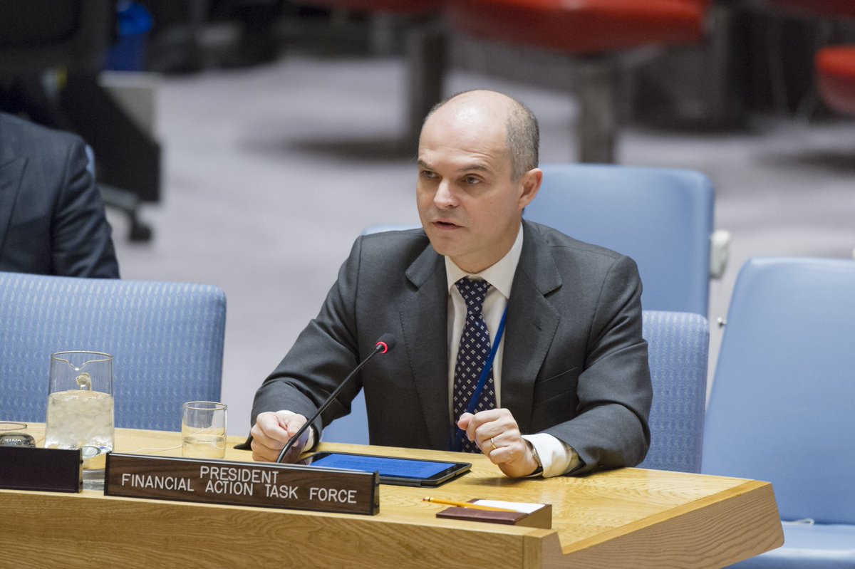 FATFNews's tweet photo. FATF Pres Vega Serrano @ UN Security Council on FATF role to counter proliferation of WMD https://t.co/xP6SxnW2pq UnPhoto https://t.co/78tuzCoMAE