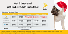 JohntheMillan's tweet photo. Even Santa knows it's the season to switch to Sprint! Come into Sprint on Saturday, 12/17! #SprintSaysThanks! https://t.co/fBu0DoEqvV https://t.co/nSKqaToCN2