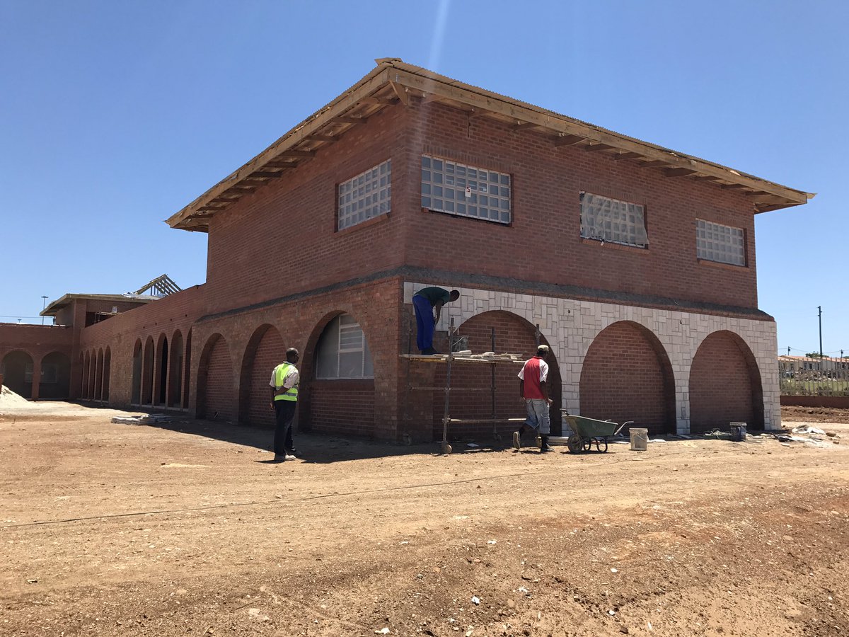 Phase I of our new building project...new schoolbuilding King's College (primary school)!