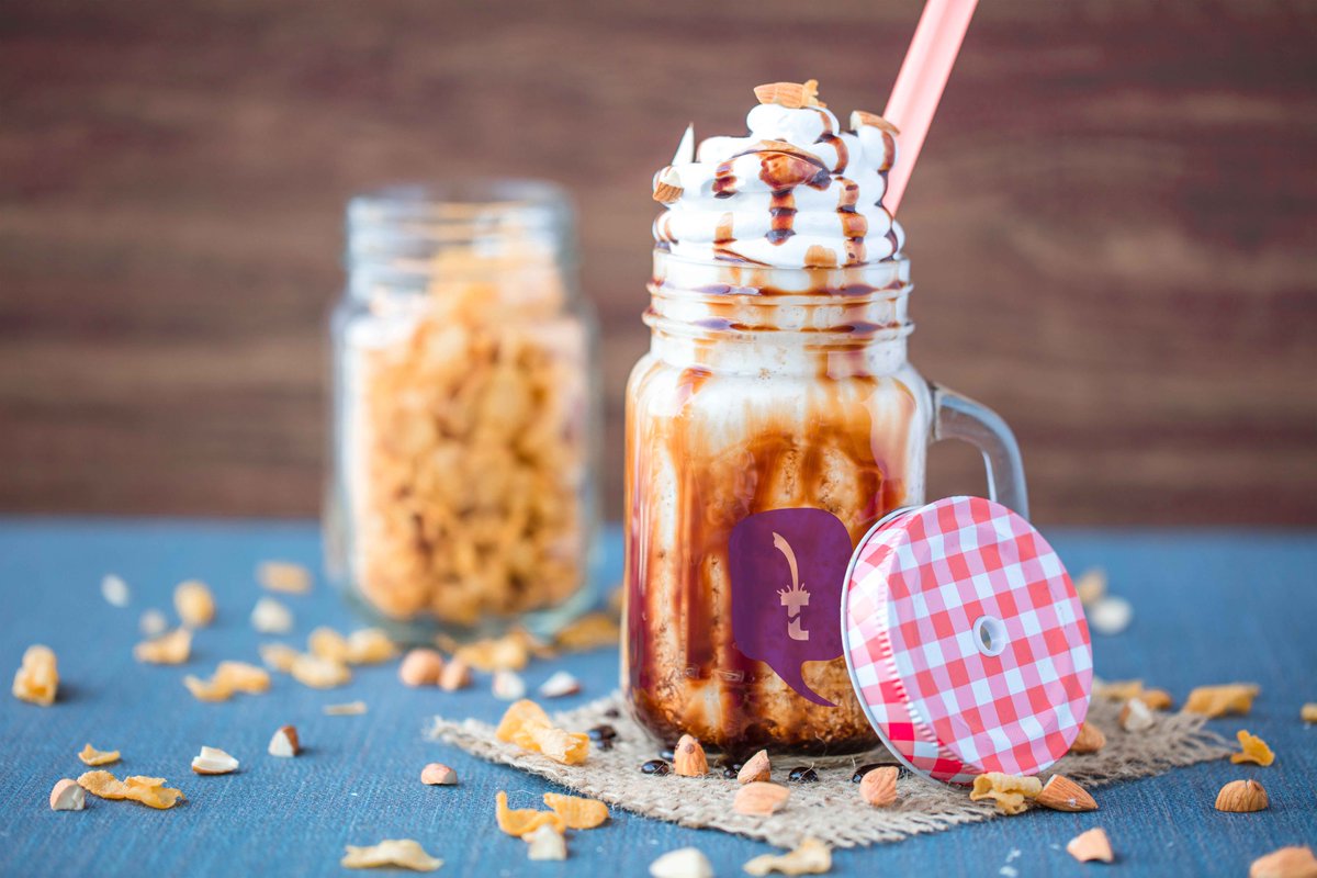 Crunchy Almond Feast
Roasted #almonds, #corn #flakes and store made ice cream topped with whipping cream and #roasted almonds

#tempteys