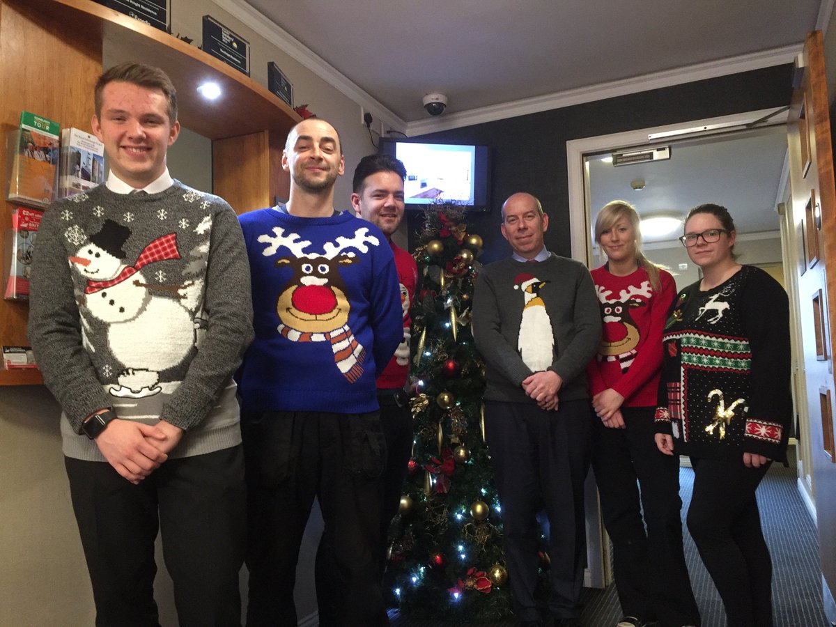 #christmasjumperday <a href="/savechildrenuk/">Save the Children UK</a>
  <a href="/KnightResidence/">The Knight Residence</a>   staff are playing their part, are you?? send us your photos!!