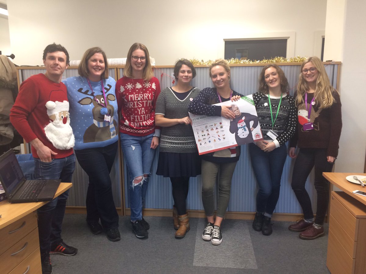 Fran J (@fabfran98) on Twitter photo The clinical dementia and mental health research teams <a href="/OfficialUoM/">The University of Manchester</a> raising money for <a href="/savechildrenuk/">Save the Children UK</a> #christmasjumperday The clinical dementia and mental health research teams <a href="/OfficialUoM/">The University of Manchester</a> raising money for <a href="/savechildrenuk/">Save the Children UK</a> #christmasjumperday