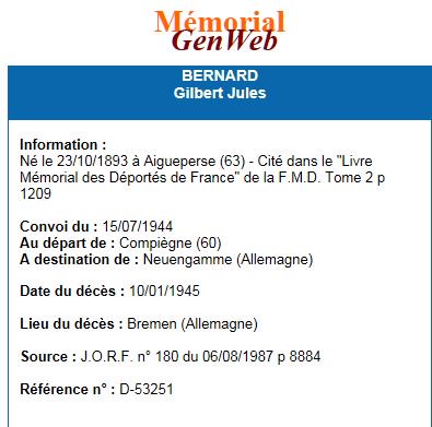 ChalouLouchant's tweet photo. #2GM en complémentant la fiche #memorialgenweb d'un déporté sans autre info, je découvre un #Résistant FFI #Auvergne https://t.co/vCqidKV1w6 https://t.co/yZiY5EeUsm