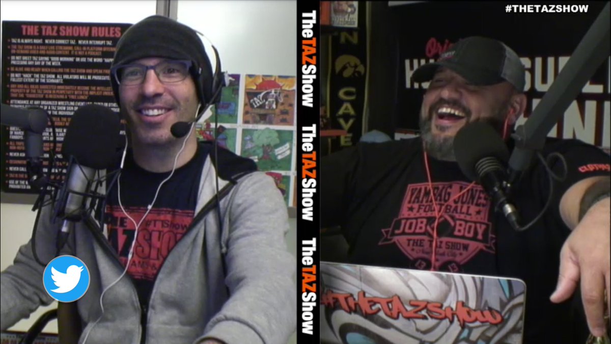 Badmoneyslim's tweet photo. How could you not be enjoying the last #FridayEdtion Of #TheTazShow w/@OfficialTAZ & @seththetwit in 2016... https://t.co/vA6dKVnRBe
