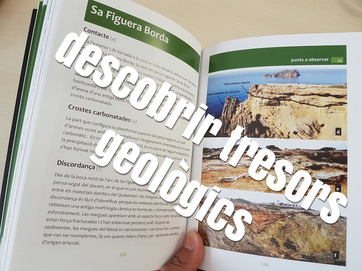 REGALA CAMINS I GEOLOGIA i ara amb una guia sortida x 2 persones el dia 15-01-2017 #menorca amb autors axial-natura.com/guies-editades/ i llibreries