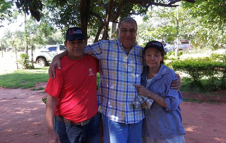 <a href="/PartidoUnace/">UNACE</a> con Norberto Morel y su madre Rigoberta.
Distrito de Maracaná Dpto. de Canindeyú