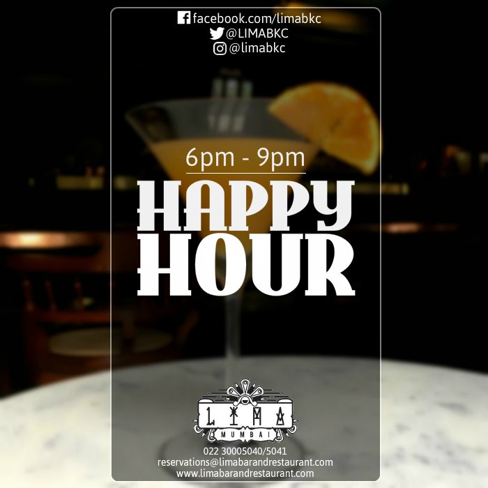 eazydiner's tweet photo. Is there a better way to kickstart the weekend? Book your table at #LimaBKC Now! :https://t.co/pc6JmifML9 #Mumbai https://t.co/EK7rslzWO5