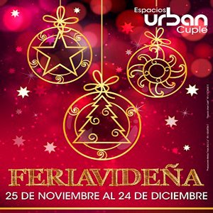 ExpoBazares's tweet photo. #HOY✓Feriavideña ◆#25 Nov al #24Dic ◆Espacios Urban Cuplé - CCCT-◆INFO⇨https://t.co/WHlT69IYol @SoloEstan https://t.co/XPG2tk5Gxf