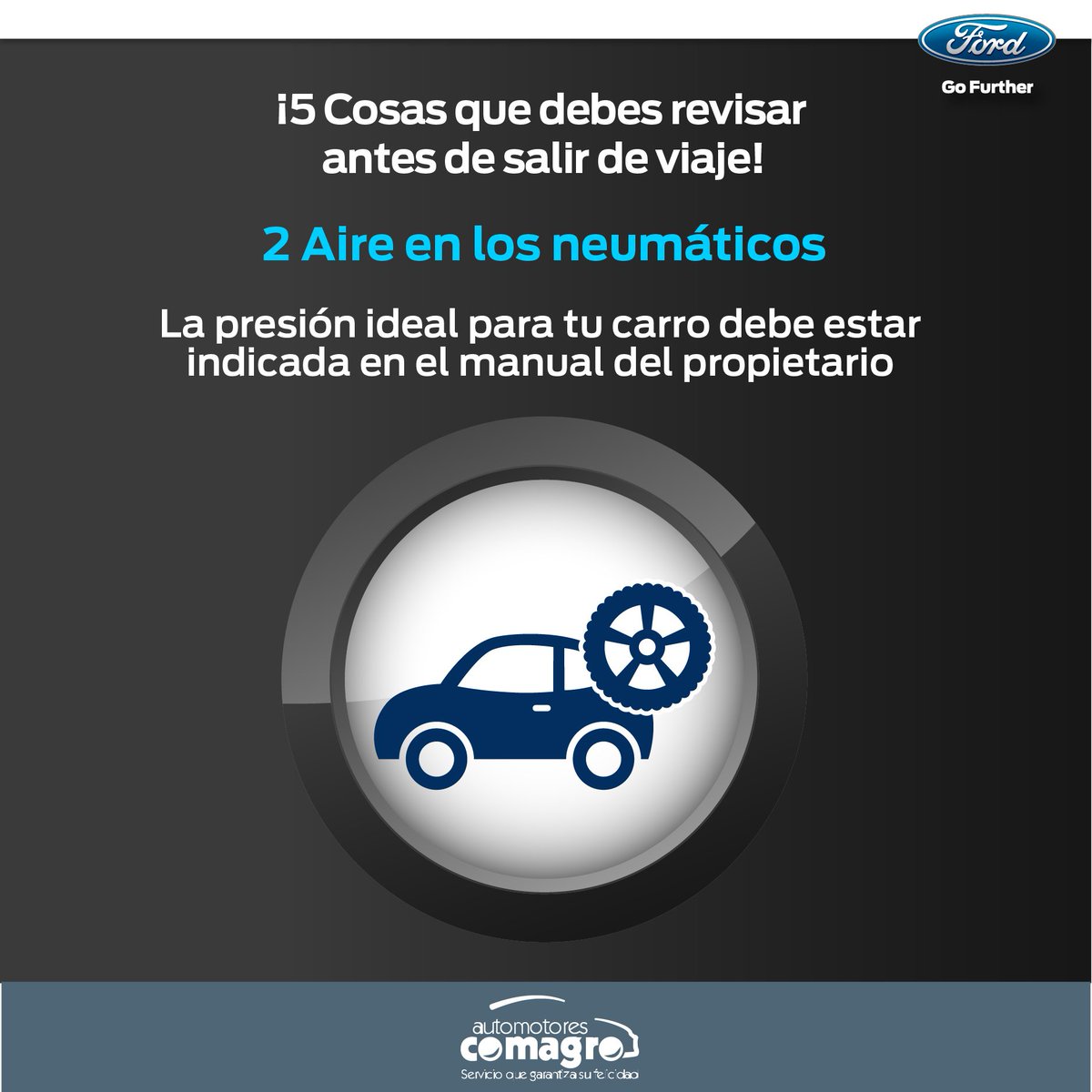 FordComagro's tweet photo. Te deseamos el viaje más seguro y divertido de tu vida. ¡Disfruta como nunca tus vacaciones! #ComagroTuElección https://t.co/n2Yhurps0f